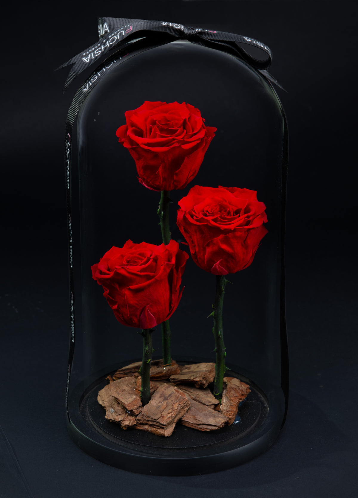 Red Trio Infinity Rose