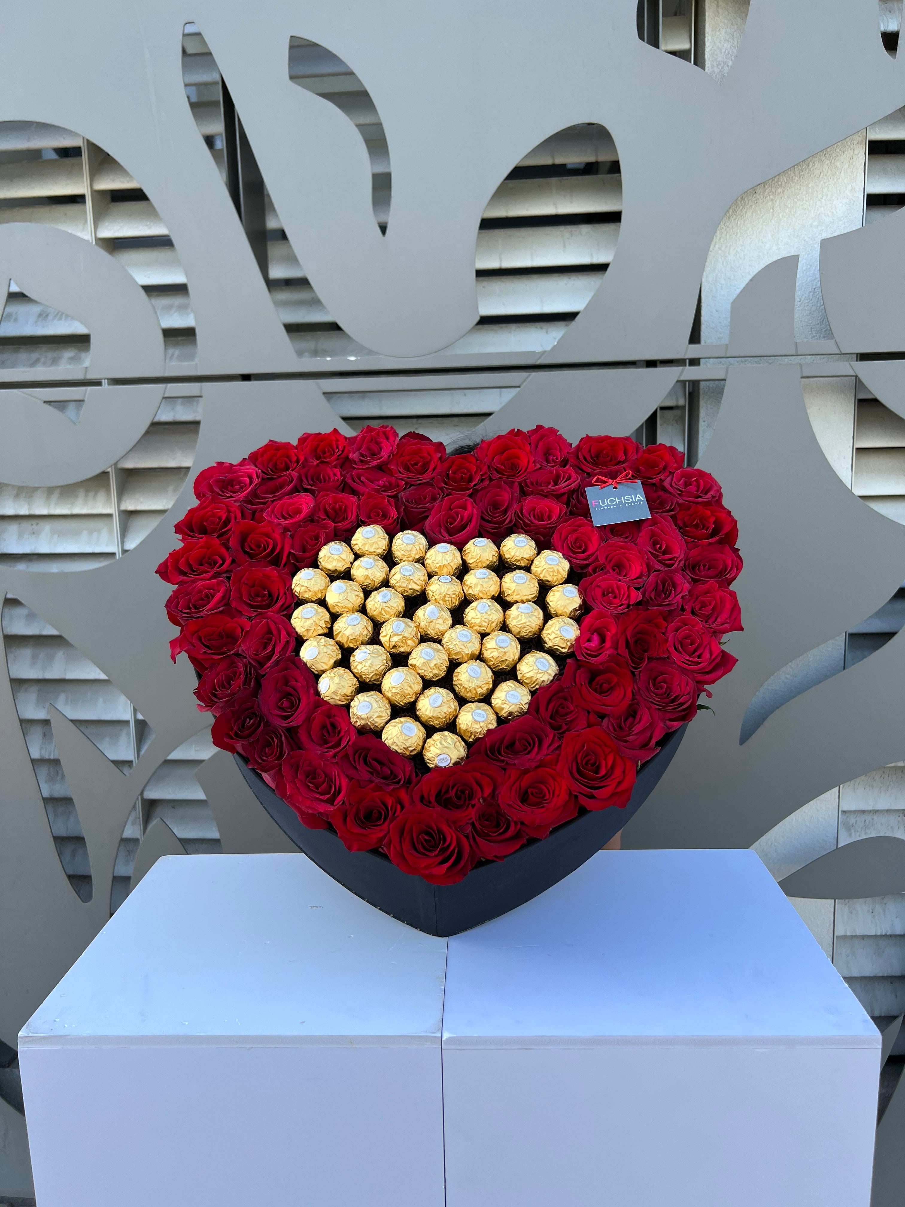 Heart Shaped With Ferrero Roche