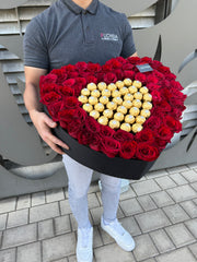 Heart Shaped With Ferrero Roche